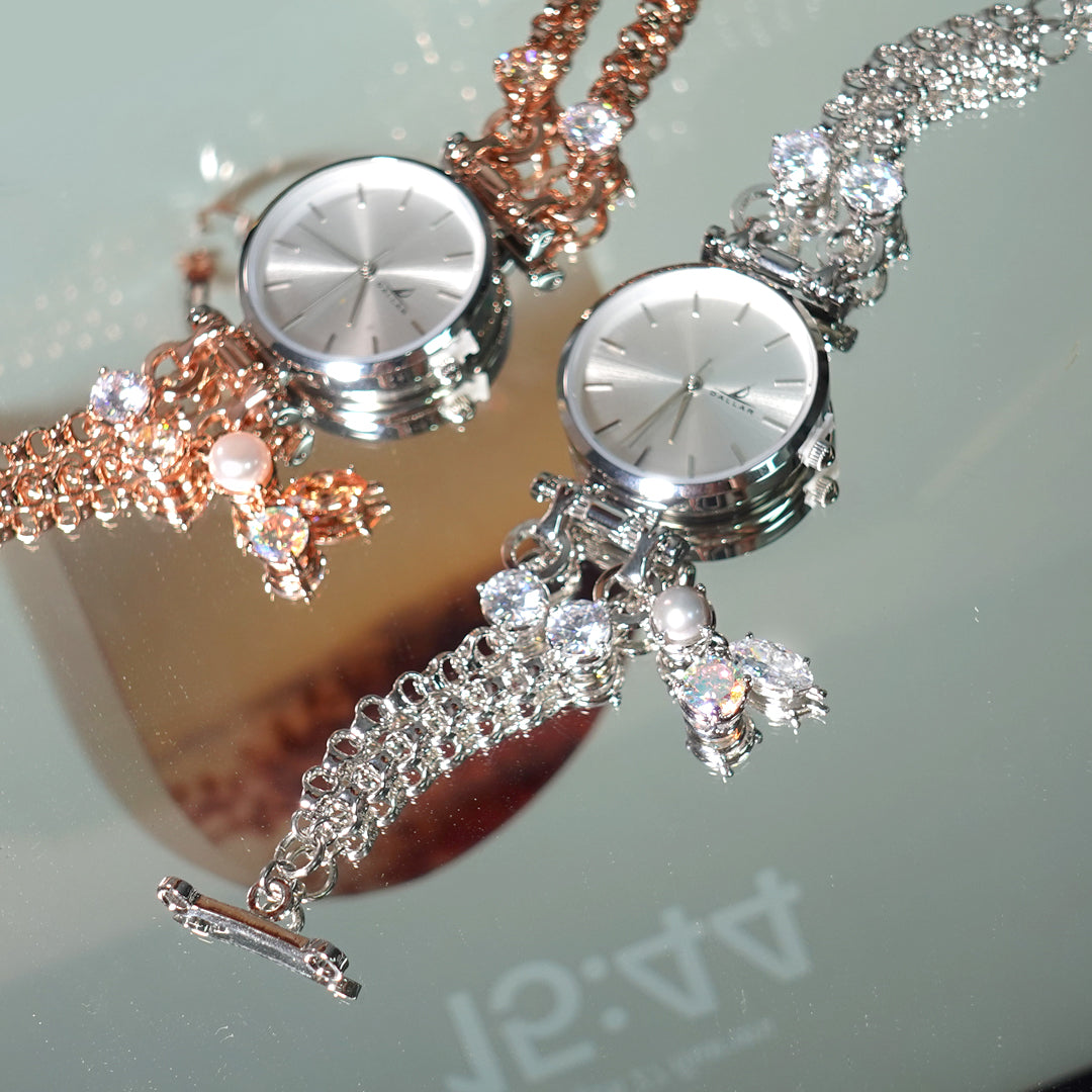 Mini Gems x Willow Pearl Watch [Pink gold]