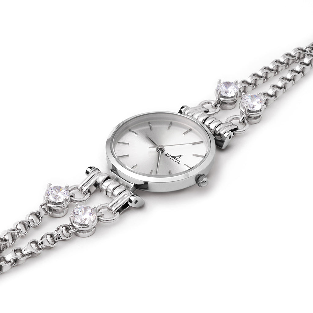 Mini Gems Watch [White gold]