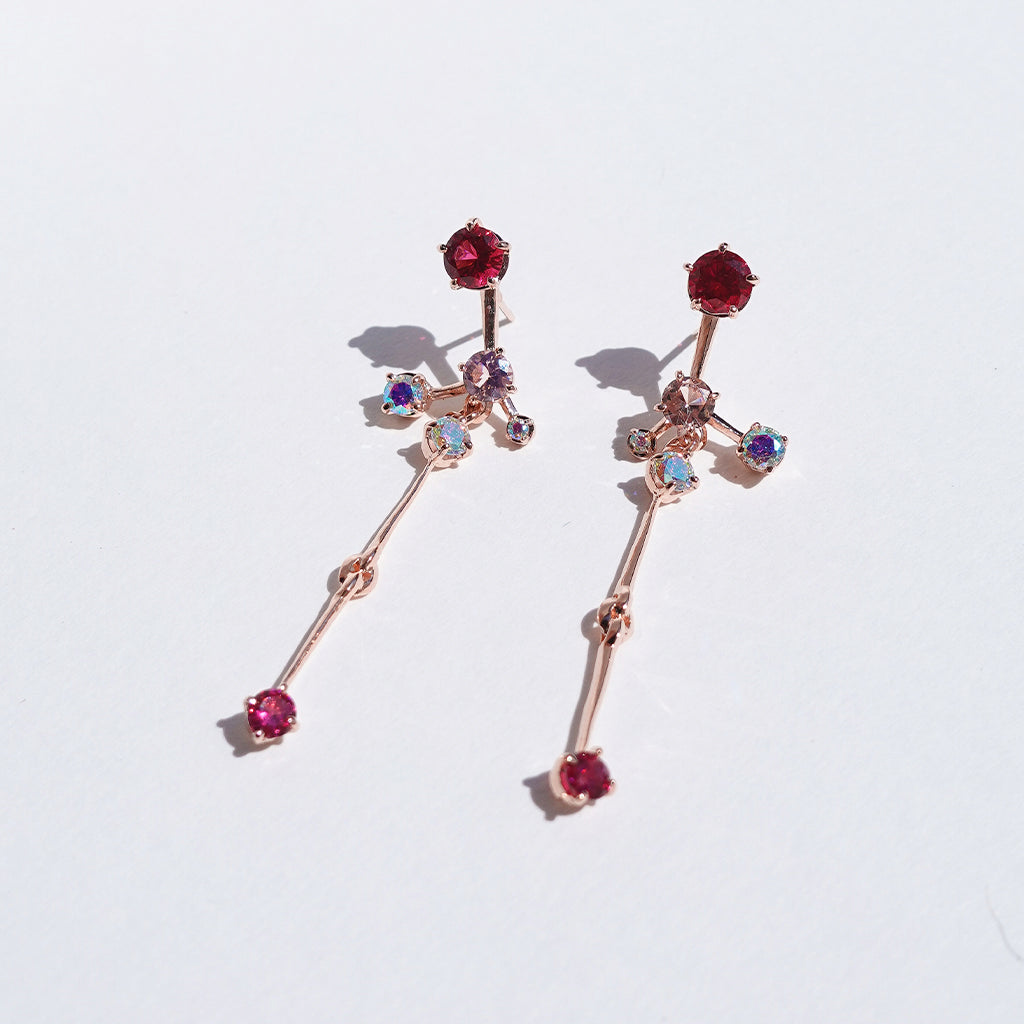 Grand Gems (L) Earrings [Princess kiss/Unicorn gems]