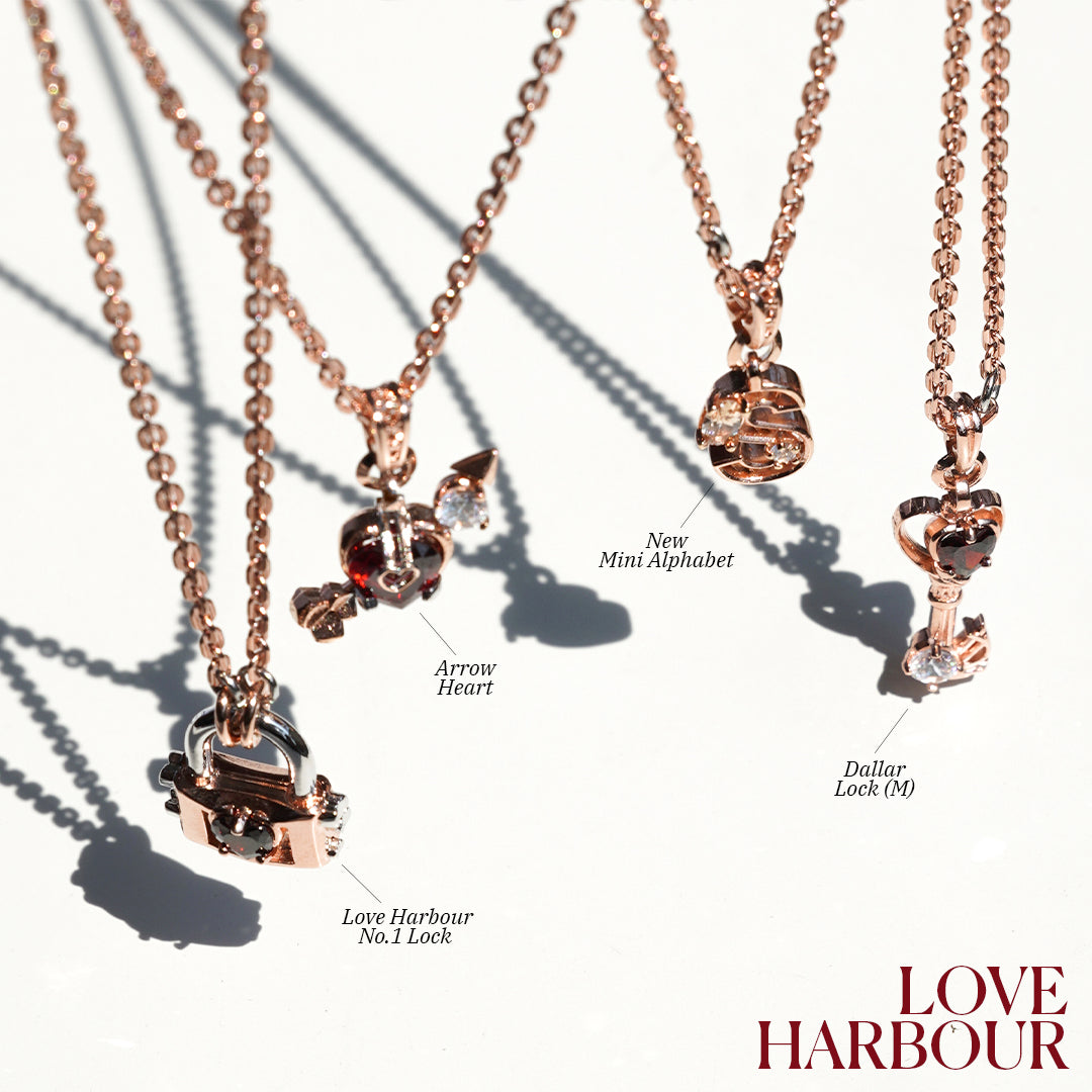 Love Harbour Necklace [Pink gold]