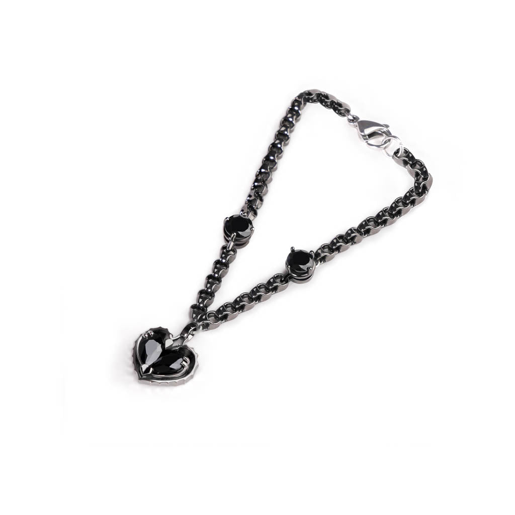 Love Song Bracelet [Black gems]