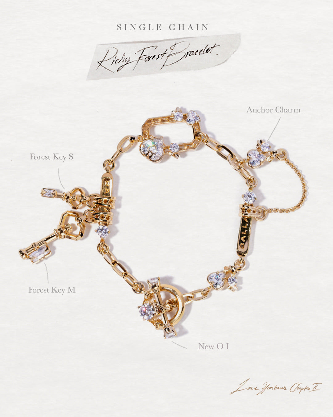 Richy Forest Bracelet (Single Chain)