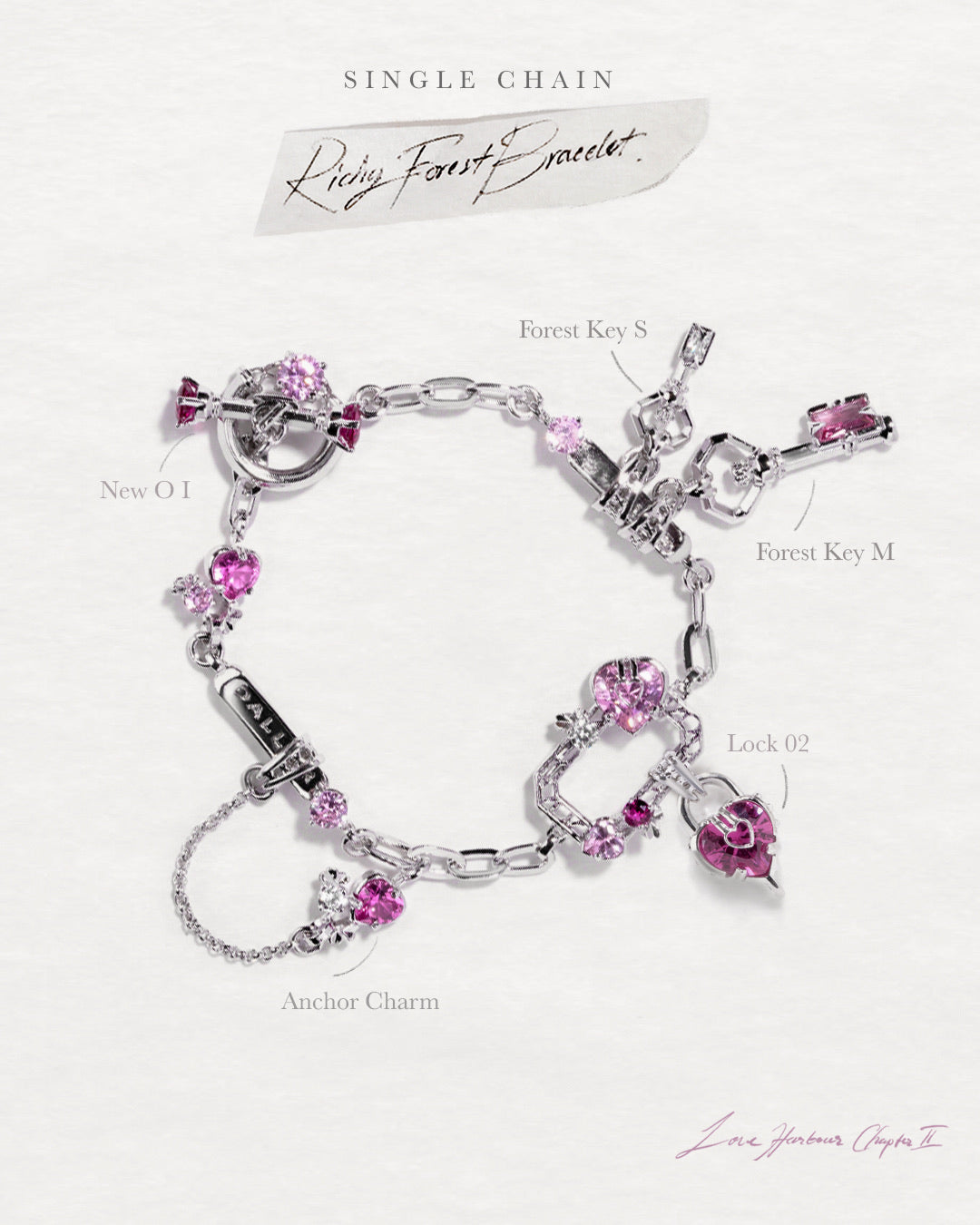 Richy Forest Bracelet (Single Chain)