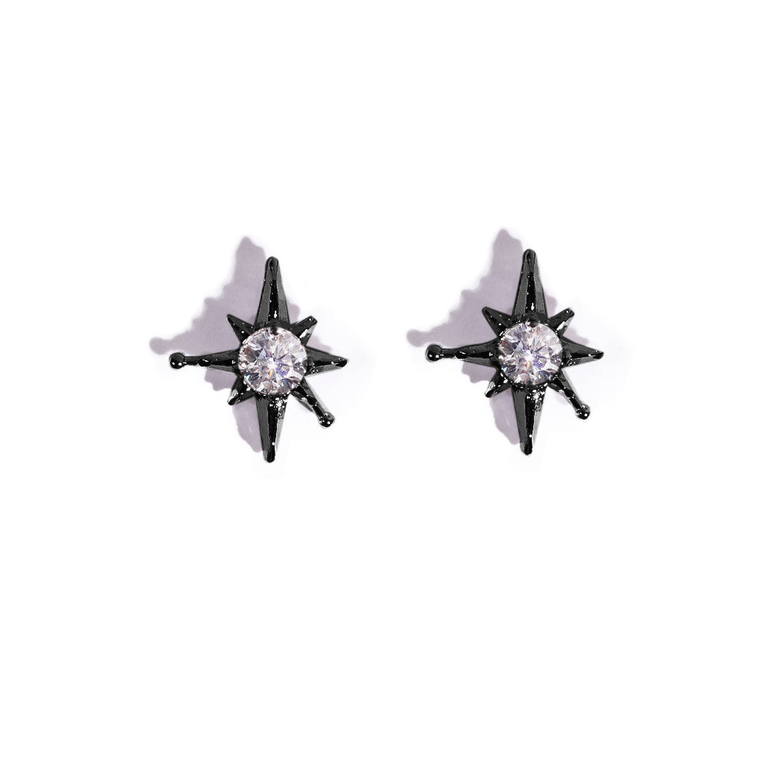 The Voyage Compass Stud Earring