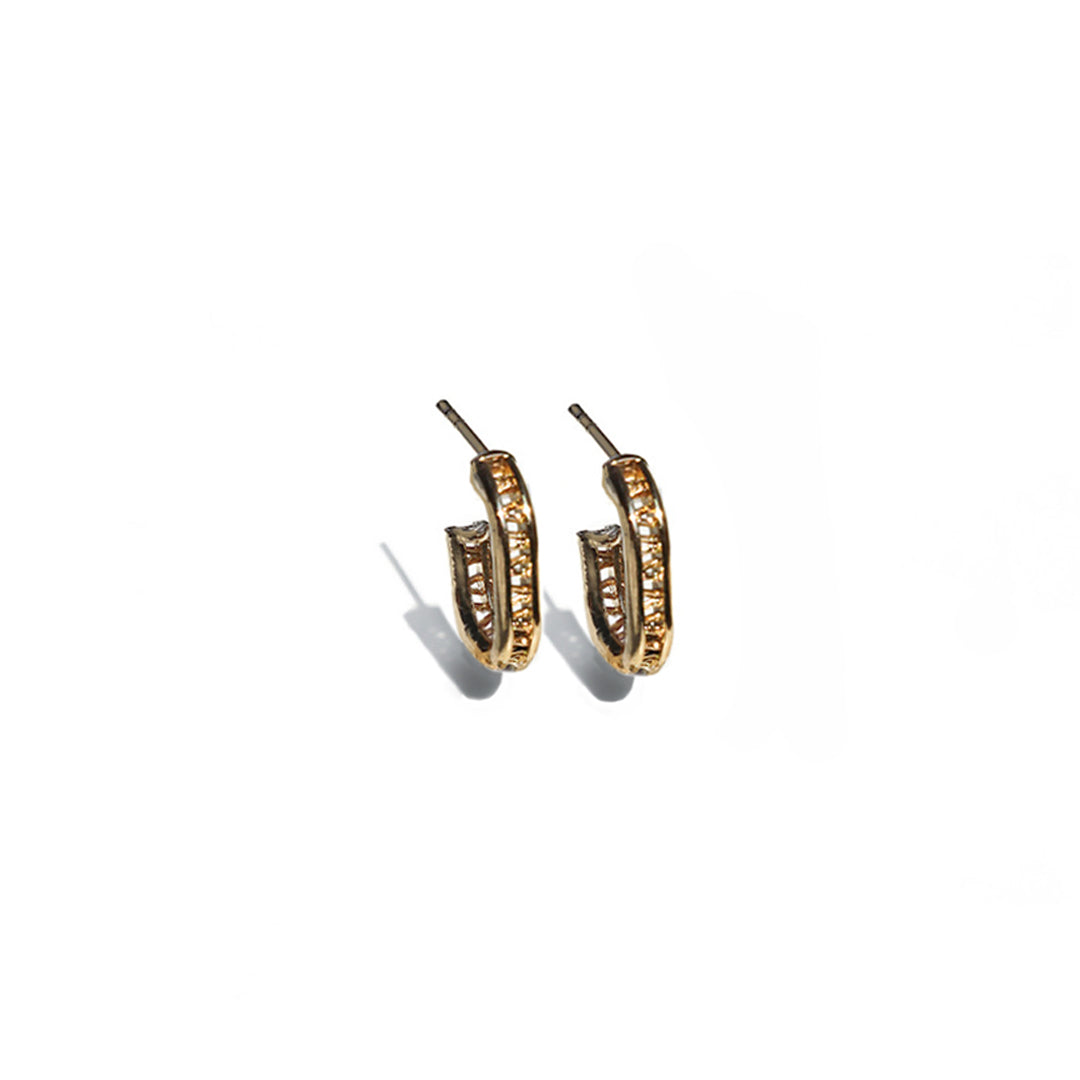 Classy Love Harbour Earrings [Yellow gold]