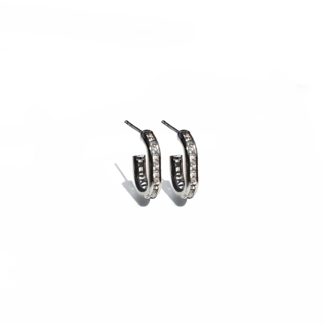 Classy Love Harbour Earrings [White gold]