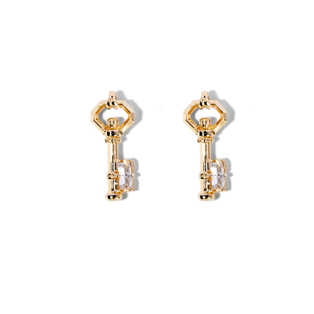 Forest Key Stud (M) Earrings