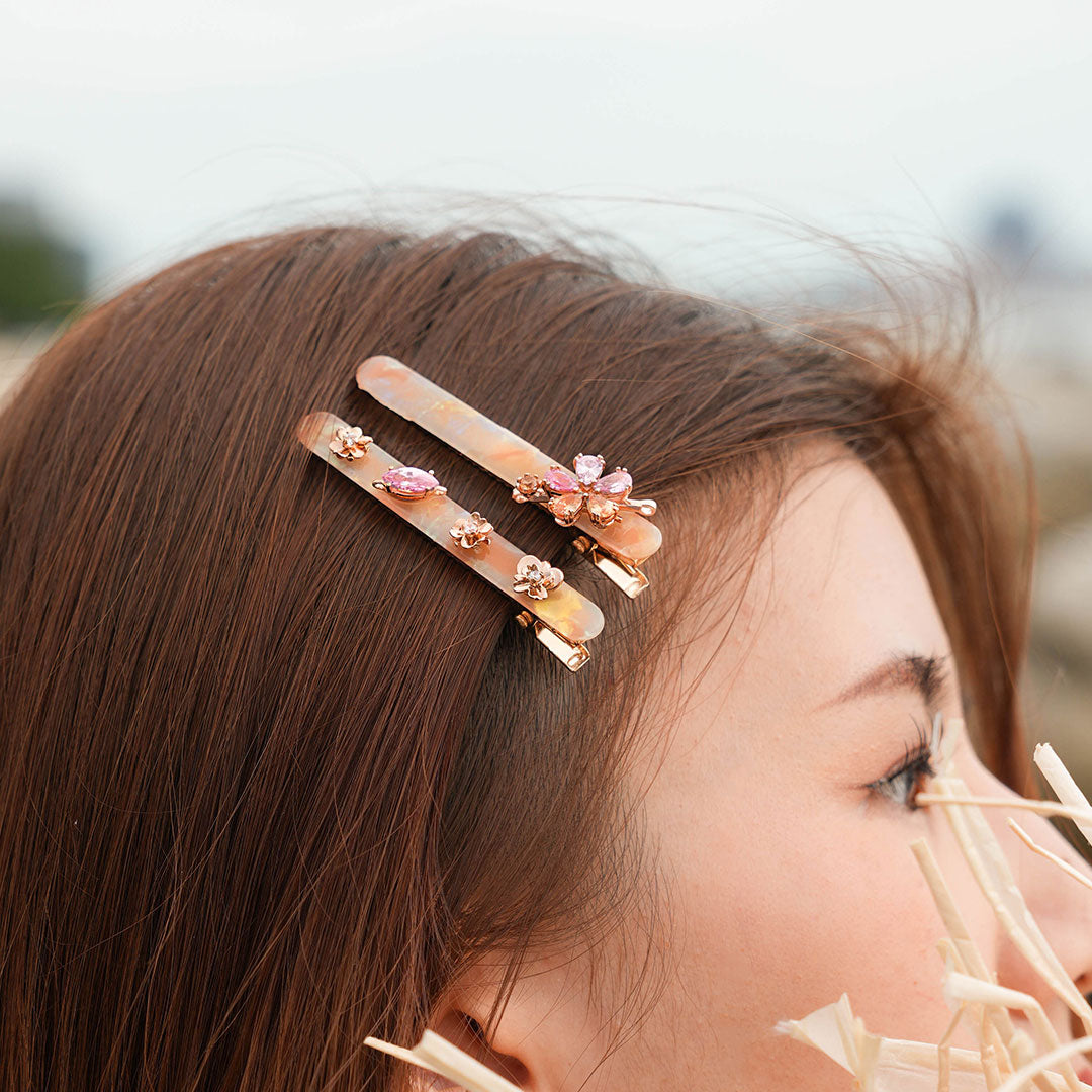 Summer Bloom Hair Clips (1 Pair)
