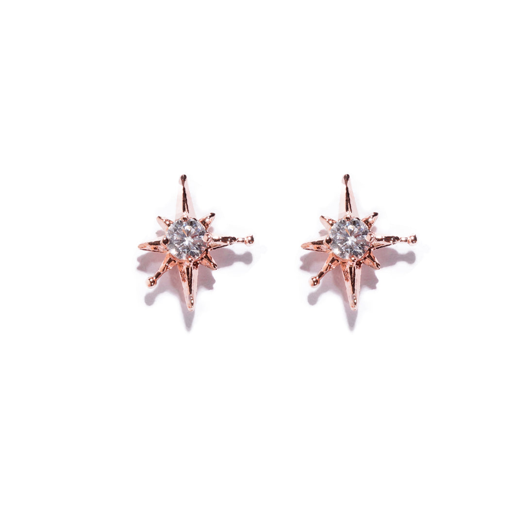 The Voyage Compass Stud Earring