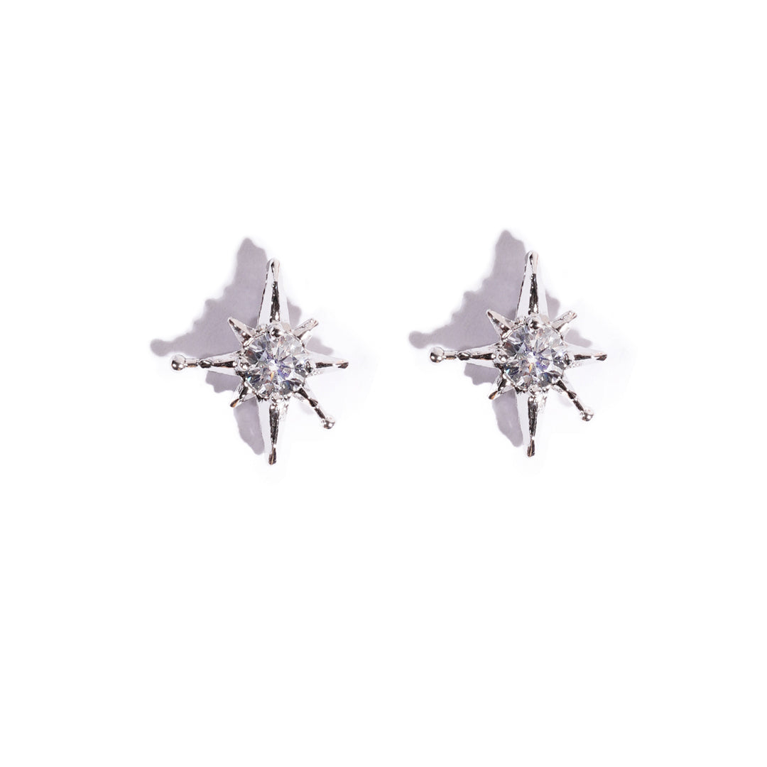 The Voyage Compass Stud Earring