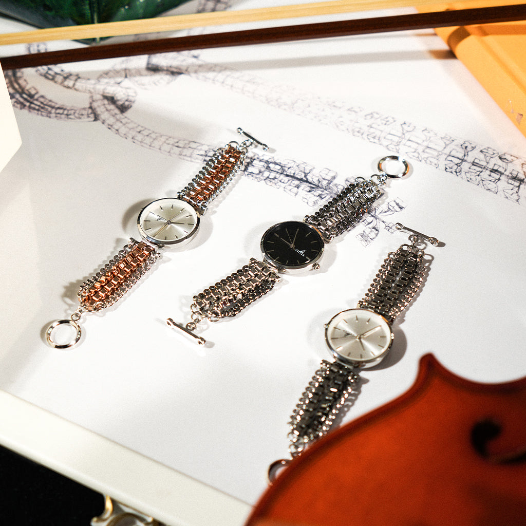 Asscher Watch [Pink gold]