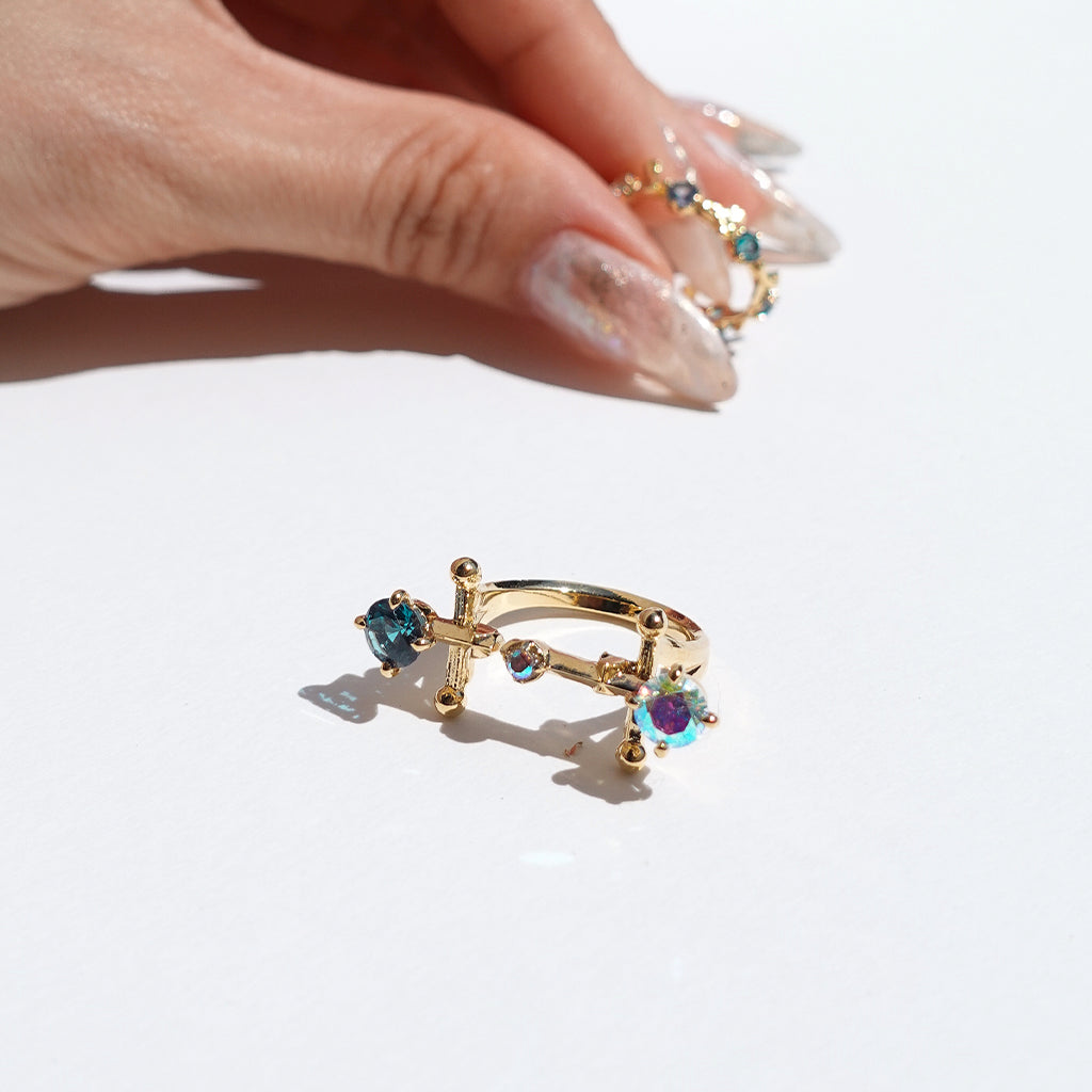 Mini Gems X Unicorn Ring [Ariel/Unicorn gems]