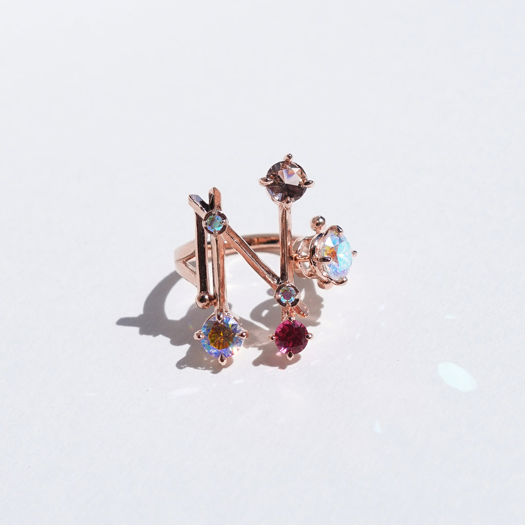 Alphabet Ring [Princess kiss/Unicorn gems]