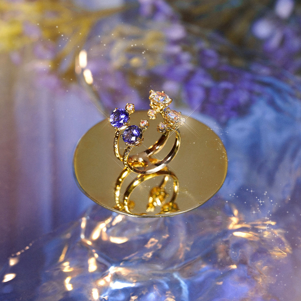 Domino Ring [Atlantic Sapphire/Unicorn gems]