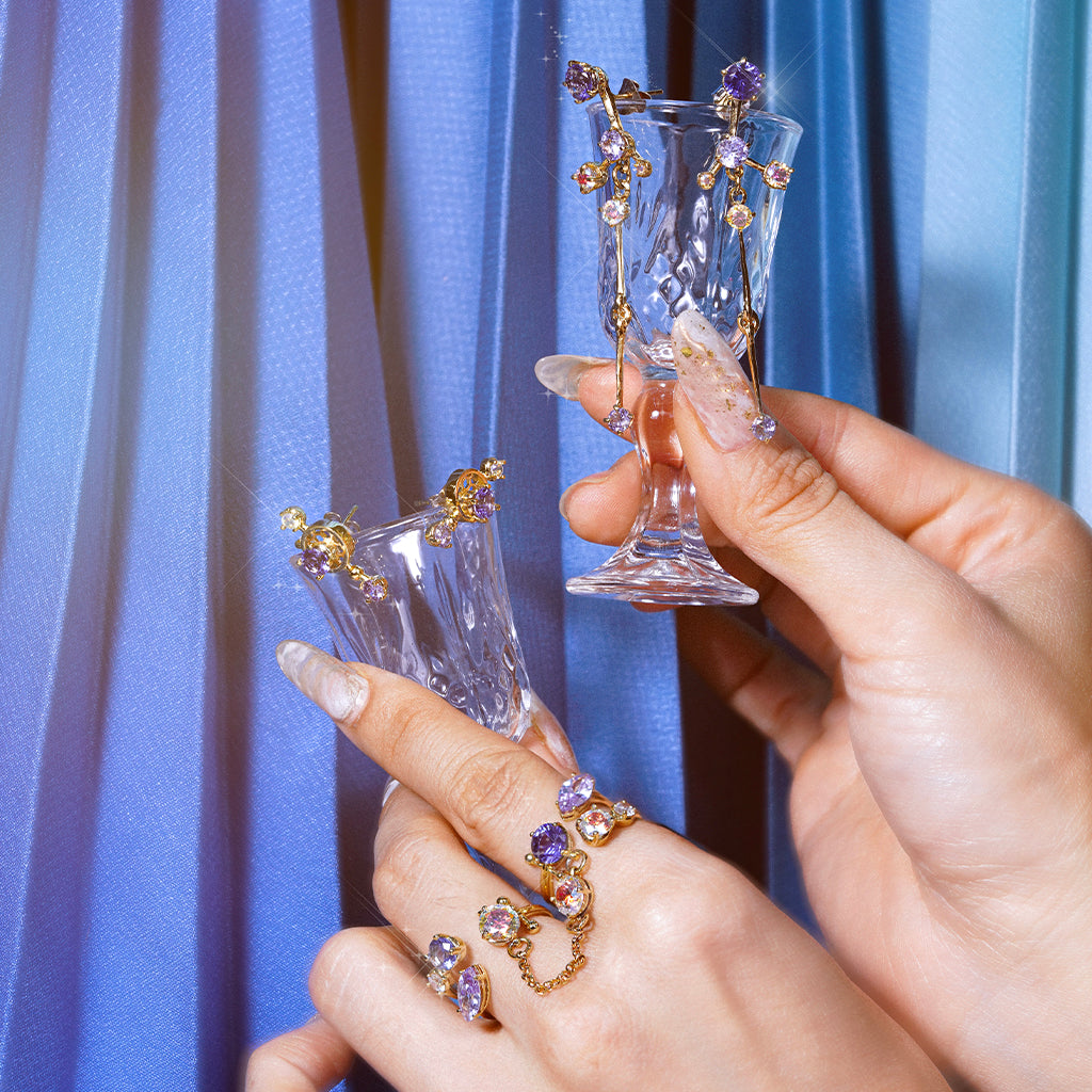 Pixie Dust Ring with Chain [Atlantic Sapphire/Unicorn gems]