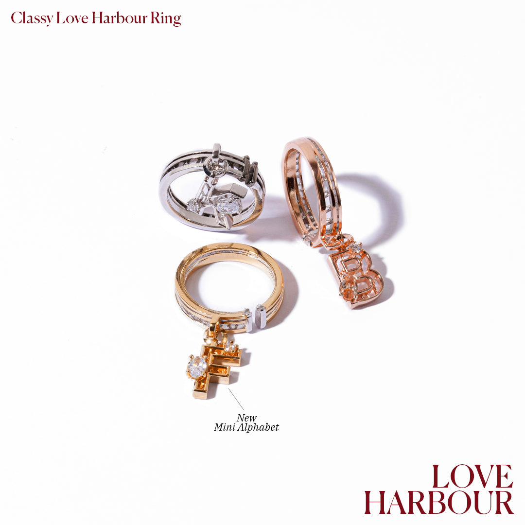 Classy Love Harbour Ring [White gold]