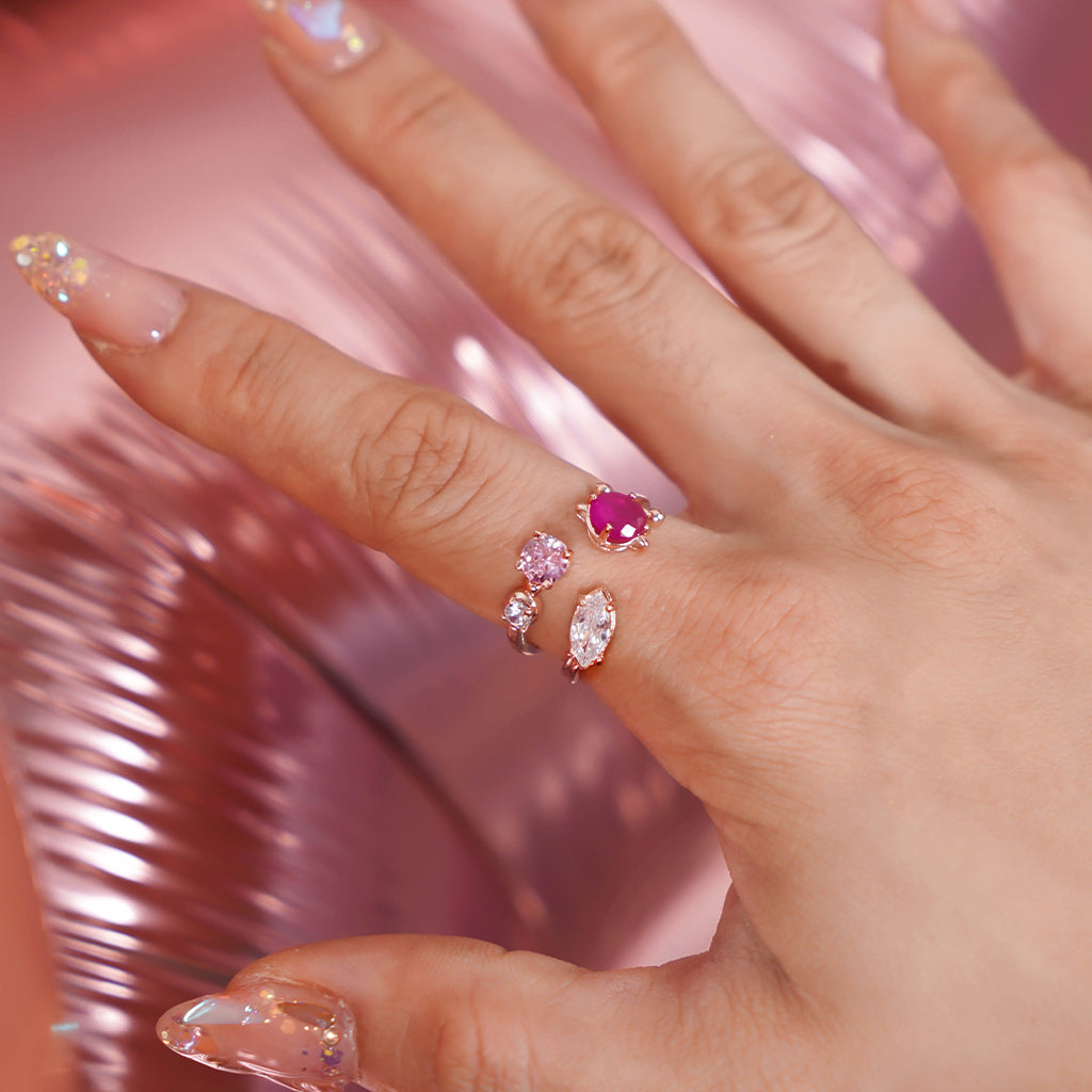 Pixie Dust Ring [Pink gold]