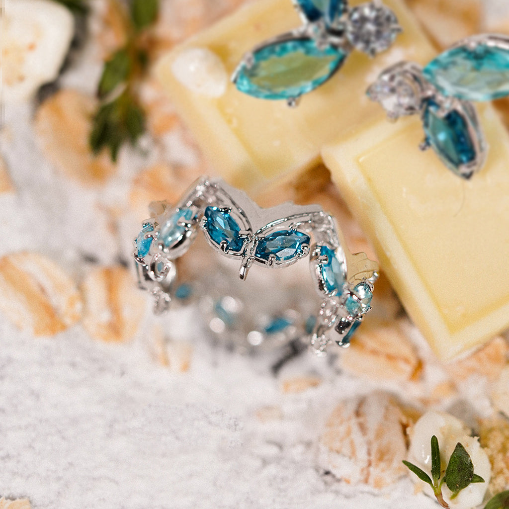 Grand Butterfly Ring [Mint Chocolate]