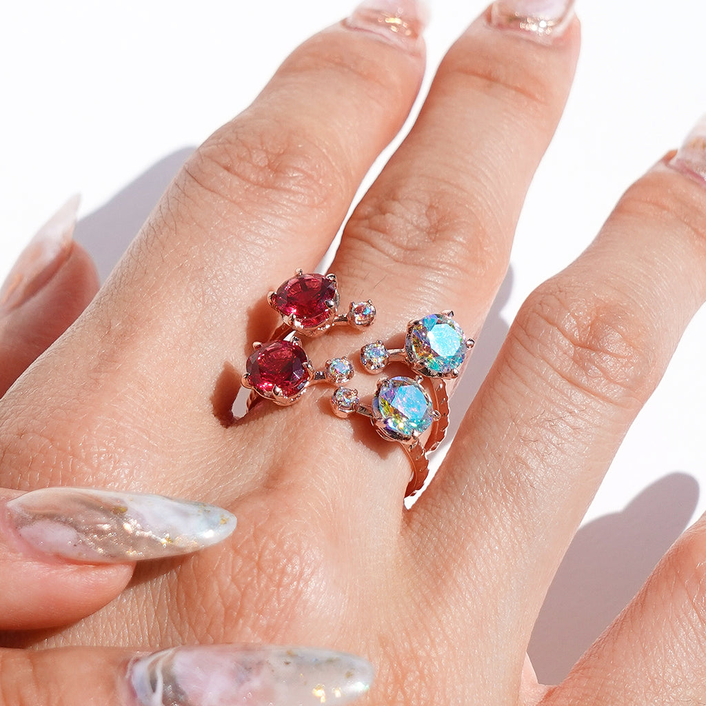 Domino Ring [Princess kiss/Unicorn gems]