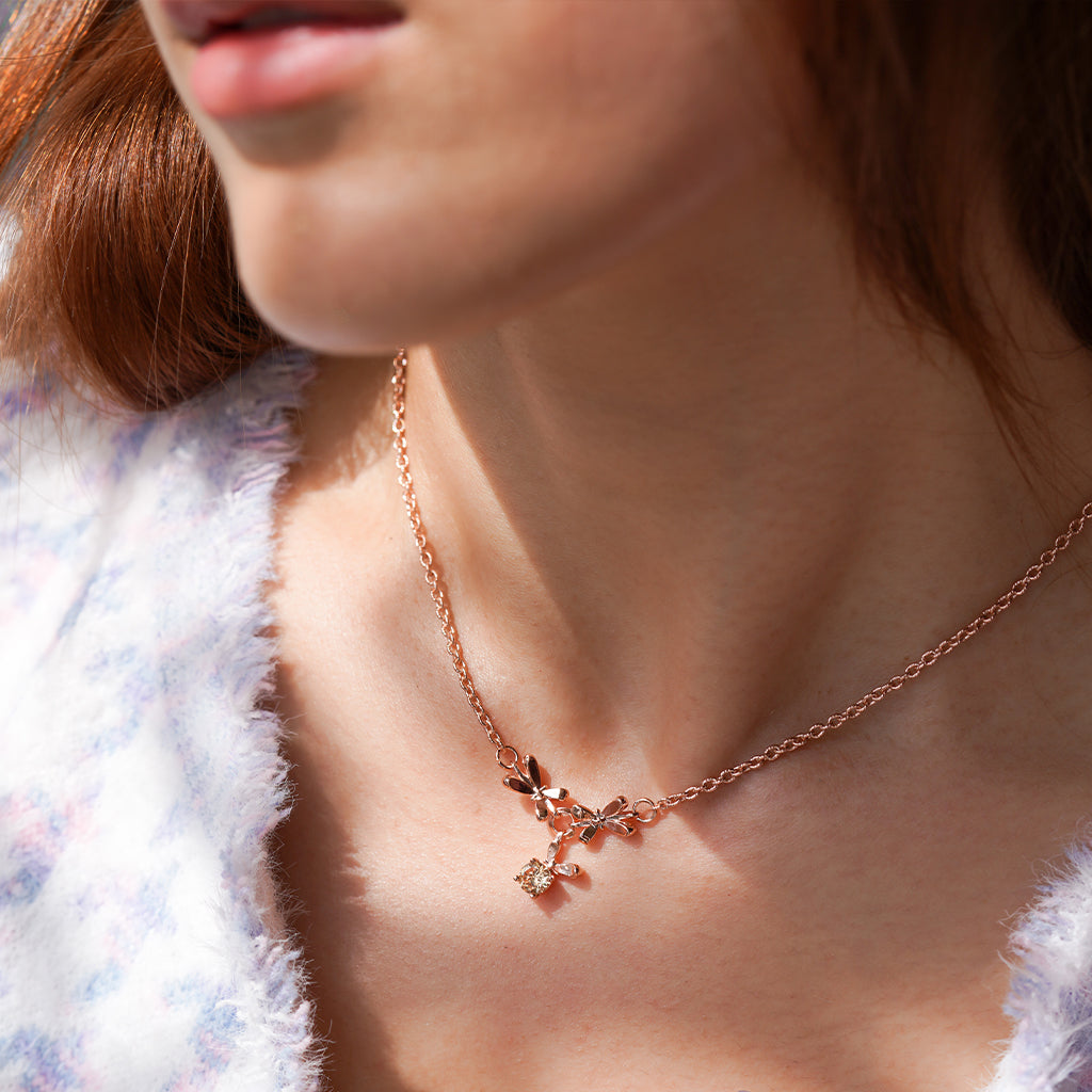 Sugar Fairy Necklace [Pink gold]