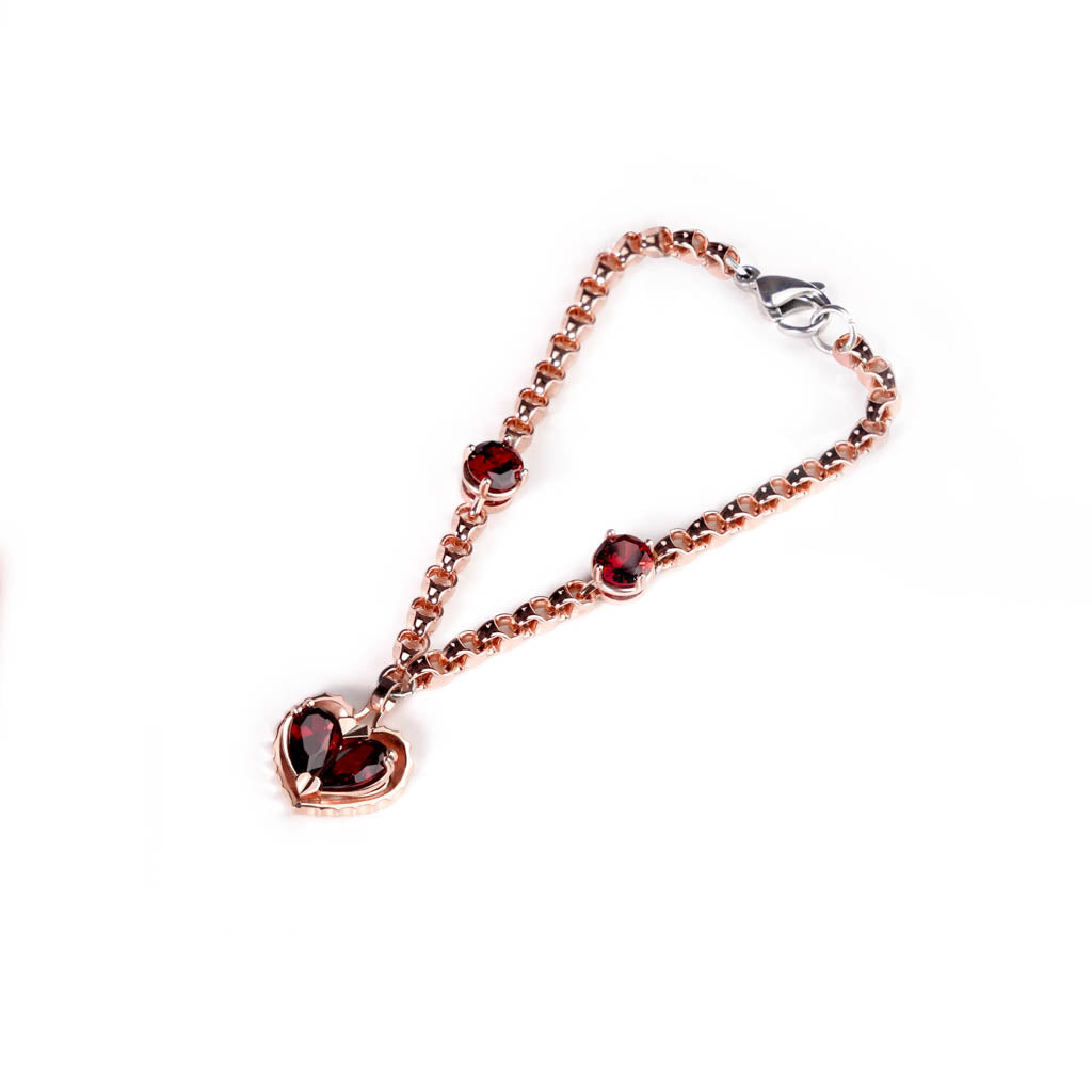 Love Song Bracelet [Red gems]