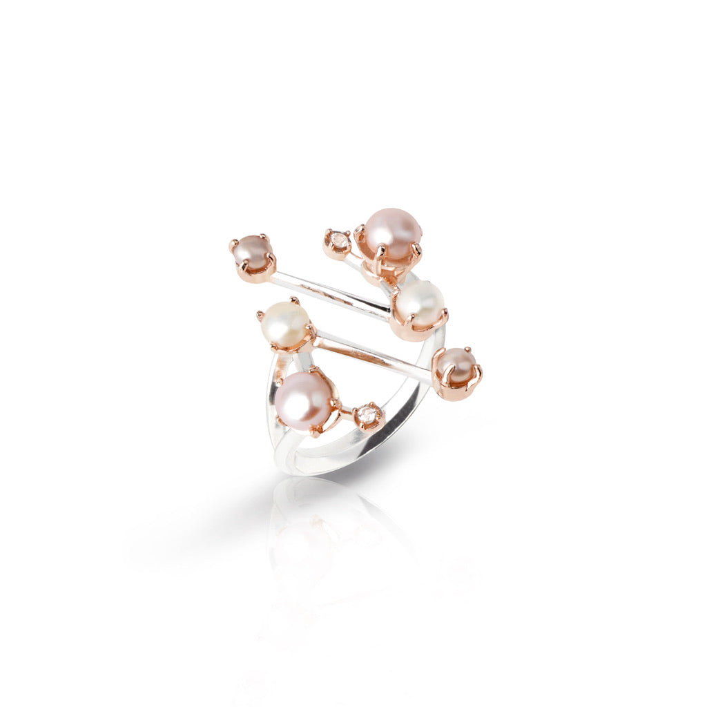 Grand Pearl No.1 Ring [Pink gold]