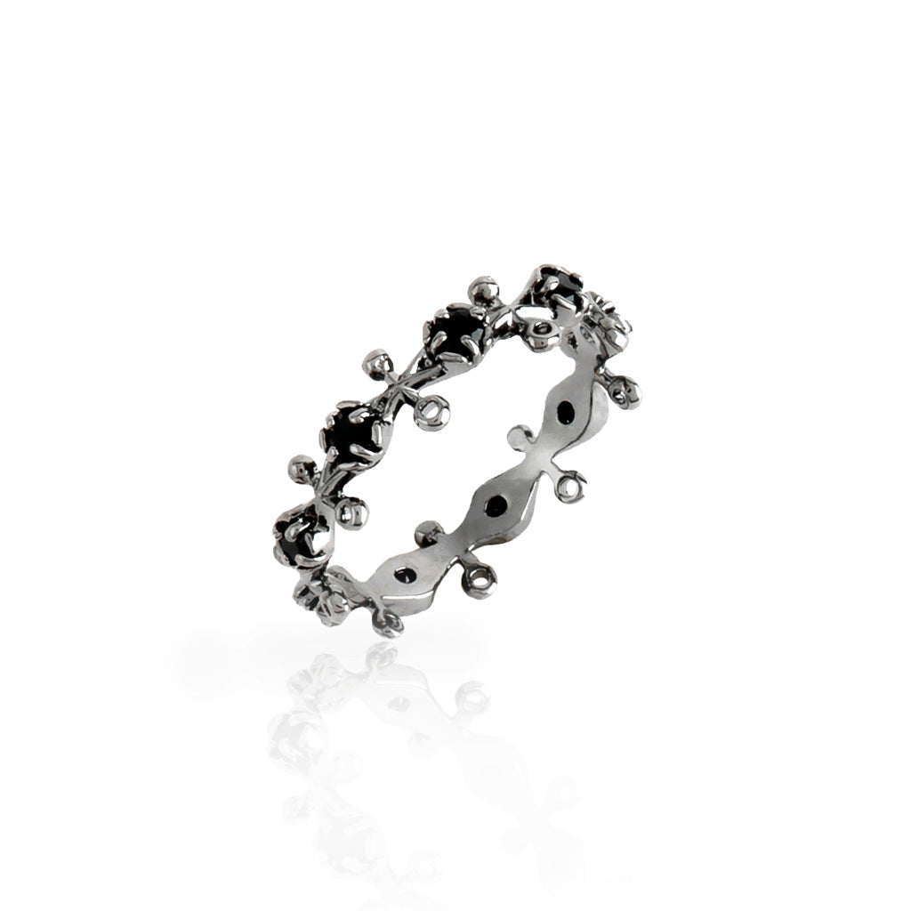 Mini Butterfly Ring [Black color]