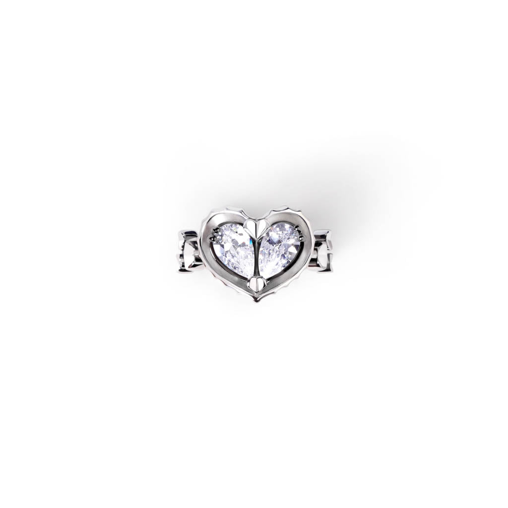 Grand Love Song Ring [White gems]